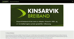 Desktop Screenshot of kinsarvik-breiband.net