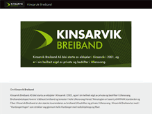 Tablet Screenshot of kinsarvik-breiband.net